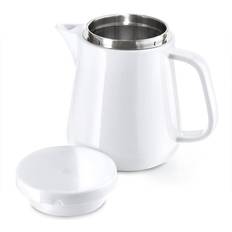 Tchibo French Press-Kannen Tchibo 609180 Kaffeebereiter Weiß/Silber