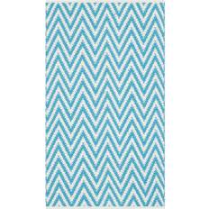 Safavieh Montauk Collection Turquoise, White