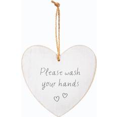 MDF Wall Decor Sass & Belle Please Your Hands Heart Plaque Wall Decor