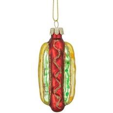 Interior Details Northlight Seasonal 4" Hot Dog Bun Glass Christmas Tree Ornament