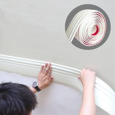 Beige Picture Hooks Paintable Baseboard Trim Peel Stick