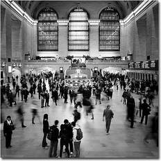 Interior Details Trademark Fine Art 'Rush Hour' Papiorek Photographic Print on Framed Art