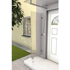Dächer Gutta Weiß Side panel ESG 60 x 200 cm