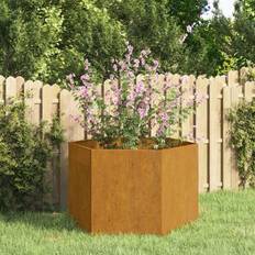 Pots, Plants & Cultivation vidaXL Planter Rusty 60x60x45 Corten Steel Brown