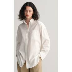 Gant skjorta dam oxford Gant Luxury Oxford Shirt 113 Eggshell