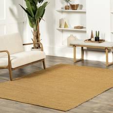 Carpets & Rugs Nuloom Elfriede Farmhouse Jute Brown, Beige