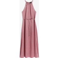 Ted Baker Womens Dusky-pink Roxieyy Halterneck Crepe Midi Dress