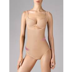 Wolford Bodystockings Wolford Tulle Forming String Body - Clay