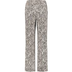 Gerry Weber Edition Dam Byxor - Svart/Ecru/Vitt Tryck