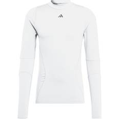 Adidas White Base Layers Adidas Techfit Longsleeve Herren