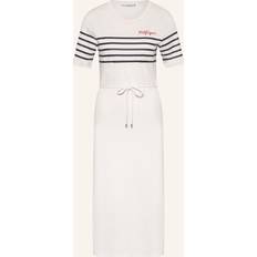 Tommy Hilfiger Women T-Shirt Dress Cotton - White/Desert Sky