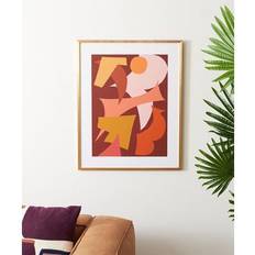 Rood Ingelijste kunstwerken Safavieh Decorative Framed Wall Art