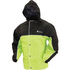 Frogg Toggs Herren Ft63133-148lg Road Toad Reflektierende Jacke, Hivis Grün/Schwarz