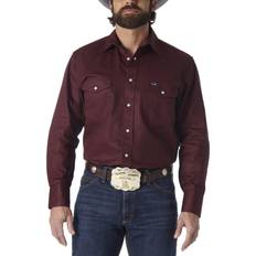 Wrangler Herren Western-Arbeitshemd Firm Finish Violett