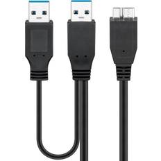 Goobay Dual Power 2xUSB A - USB Micro B 3.0 M-M