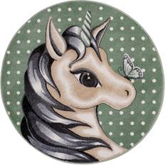 Children's Unicorn Round Rug 133 cm