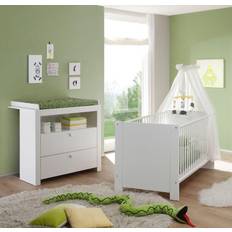 Babyzimmer komplett set Babyzimmer komplett set weiß wickelkommode babybett kindermöbel 2