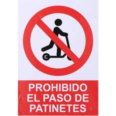 Prohibido El Paso De Patinetes 21 x 30 cm