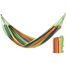 Aluminium/Metal/Plastic Hammocks BigBuy Outdoor Multicolor Hanging Hammock 2 x 1 m