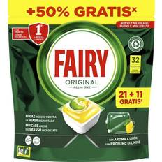 Fairy Attrezzature e Prodotti per la Pulizia Fairy All in One Dishwasher Tablets Lemon 32-pack