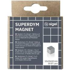 White Paper Clips & Magnets Sigel Neodym magnet C5 Strong Cube