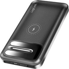 Powerbank 8000mah LogiLink Powerbank 8000 mah, kabelloses laden 2x usb-a