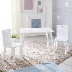 Wit Meubelsets Roba Kindertafel Wit 2 Stoeltjes