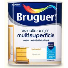 Barnices marinos E3/25022 Esmalte Acrylic Multisuperficie Satinado Blanco Roto 0,750L 5298130 Bruguer