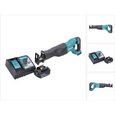 Makita Reciprozagen Makita DJR 186 RT1 Accu Reciprocerende Zaag 18 V 1x Accu 5.0 Ah + Lader