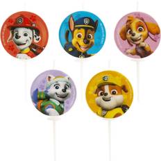 Articoli per Feste Dekora 5 Candeline con supporti Paw Patrol