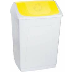 Papelera Denox Blanco Amarillo 55 L