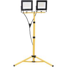 Linternas vidaXL Foco Led Con Trípode 2x100 W Blanco Frío