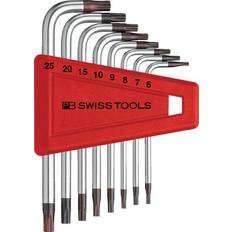 Set Inbusschlüssel PB Swiss Tools Winkelschraubendreher-Satz 8-teilig T6-T25 Inbusschlüssel