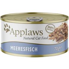 Applaws Adult Cat Cans Tuna/Fish in Broth 70g Pack of 6