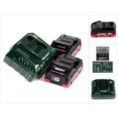 Metabo Batterien & Akkus Metabo akku basis set 18v mit 2x akku 4 ah 625367000 ladegerät 627044000