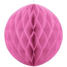 PartyDeco Pink Honeycomb 40 cm Rund