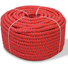 Goedkoop Kettinghekken vidaXL Boot Touw 10 mm 50 m Polypropyleen Rood