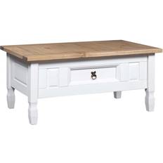 vidaXL 100 fyrretræ Corona-serien Sofabord 60x40cm