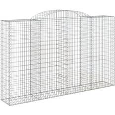 Trädgård & Utemiljö vidaXL Gabioner Bågformade 13 St 300 x 50 x 180/200 cm