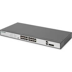 Poe switch 16 Digitus 16 Port PoE Switch