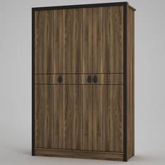 Brune Garderober Hanah Home Lost Brown Garderobe 120x180cm