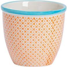14cm Hand Printed China Plant Pot