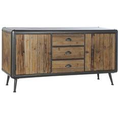 Dkd Home Decor 144 Fir Natural Metal Light Sideboard