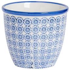 14cm Hand Printed China Plant Pot