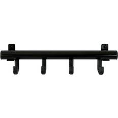 Negro Percheros black V-Part Rack Coat Hook