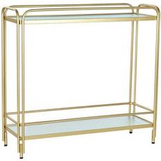 Oro Carritos Mesa Dkd Home Decor Mueble Camarera Dorado Metal 80 x 28 x 81 cm Carrito Mesa