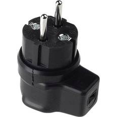 Extension Cords Bachmann 740.017 Safety plug Solid rubber 250 V Black IP44