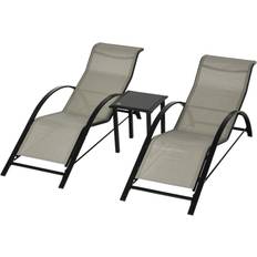 Garden & Outdoor Furniture OutSunny 3 Pieces Lounge