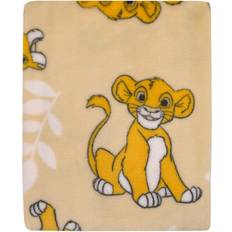 White Baby Blankets Disney Collection The Lion King Baby Blanket, One Size, Beige Beige