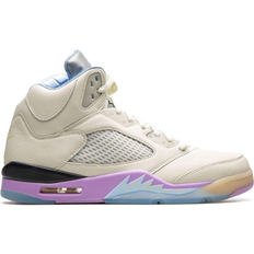 Nike Air Jordan 5 - Unisex Trainers Nike DJ Khaled x Air Jordan 5 Retro - Sail/ Washed Yellow/Violet Star